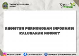 Register Permohonan Informasi
